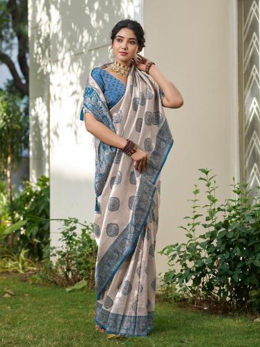 KUNDAN SILK by SHREE SHYAM FASHION fancy designer Soft SILK BLEND fabric saree wholesale with Fancy latkan