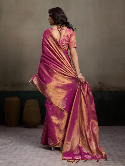 PRIYANSHI TISSUE SILK by SHREE SHYAM FASHION fancy designer Soft tissue silk fabric saree wholesale with Fancy latkan