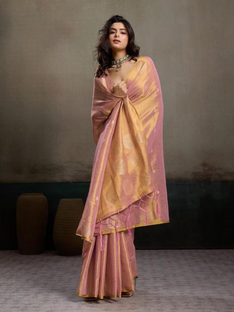 PRIYANSHI TISSUE SILK by SHREE SHYAM FASHION fancy designer Soft tissue silk fabric saree wholesale with Fancy latkan