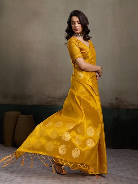 PRIYANSHI TISSUE SILK by SHREE SHYAM FASHION fancy designer Soft tissue silk fabric saree wholesale with Fancy latkan