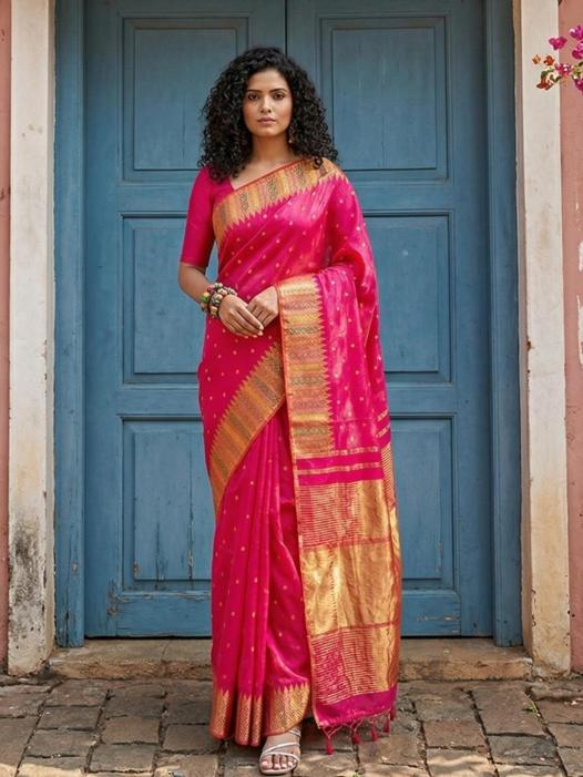 KANCHIPURAM by SHREE SHYAM FASHION fancy designer Soft Silk fabric saree wholesale with Fancy latkan