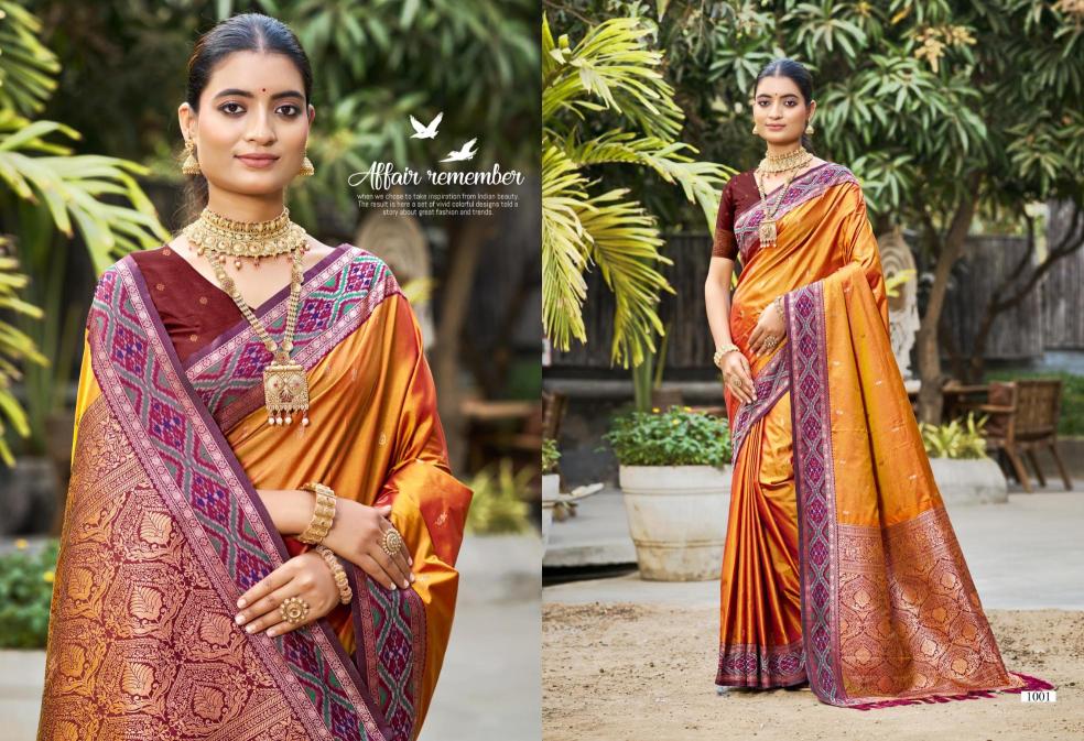 Bunawat - Vantara Silk Sangam Prints SOFT SILK Woven Work Traditional Saree