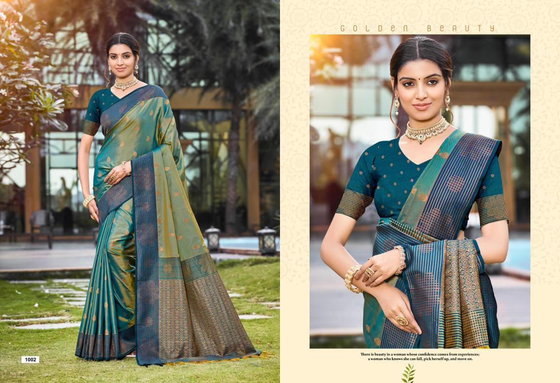 Bunawat - Exonic SIlk Sangam Prints SOFT SILK Woven Work Traditional Saree