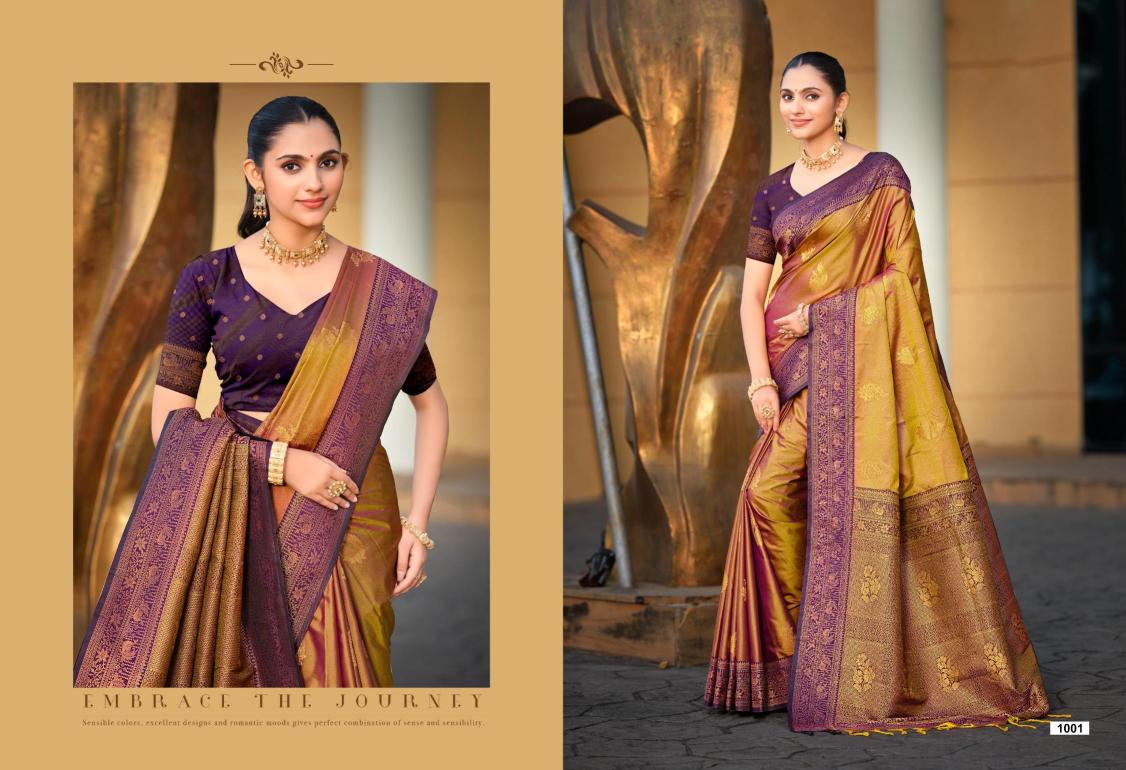 Bunawat - MAMTA SILK Sangam Prints SOFT SILK Woven Work Traditional Saree