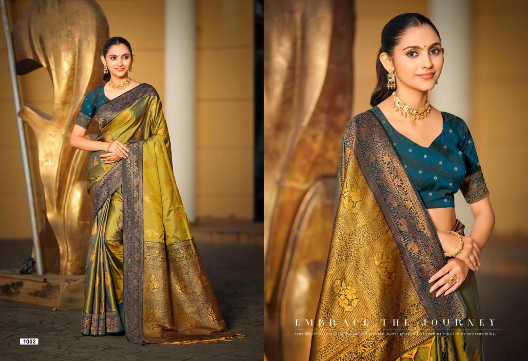 Bunawat - MAMTA SILK Sangam Prints SOFT SILK Woven Work Traditional Saree