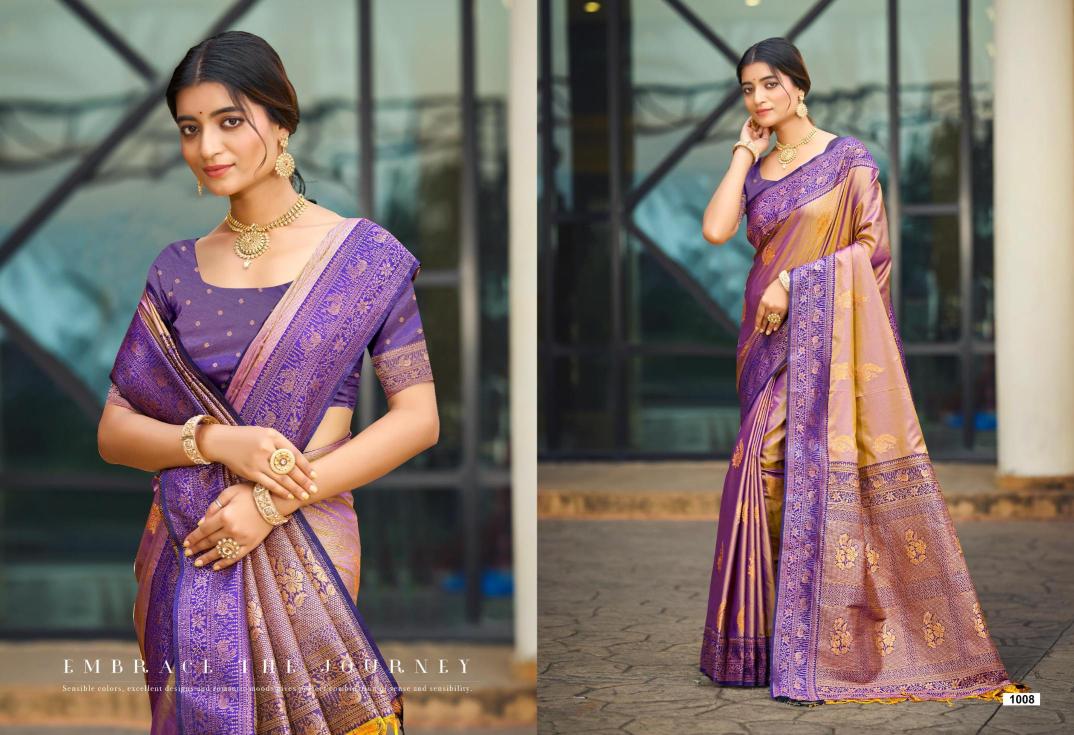 Bunawat - MAMTA SILK Sangam Prints SOFT SILK Woven Work Traditional Saree