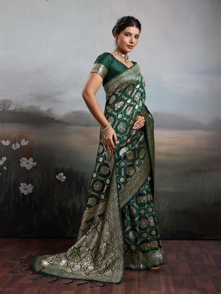 RAJWADA SILK VOL 2 by SHREE SHYAM FASHION fancy designer Soft SILK BLEND fabric saree wholesale with Fancy latkan