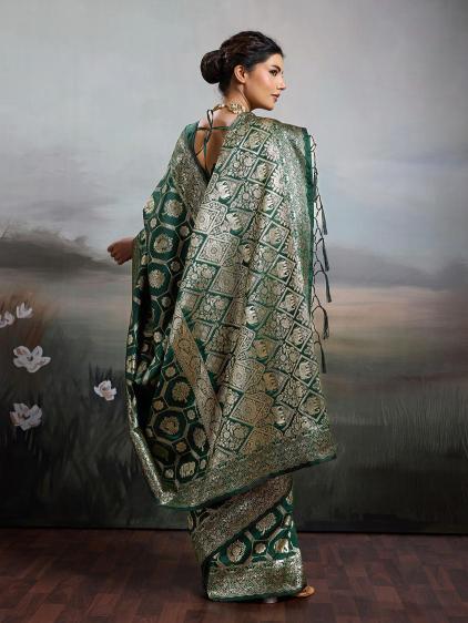 RAJWADA SILK VOL 2 by SHREE SHYAM FASHION fancy designer Soft SILK BLEND fabric saree wholesale with Fancy latkan