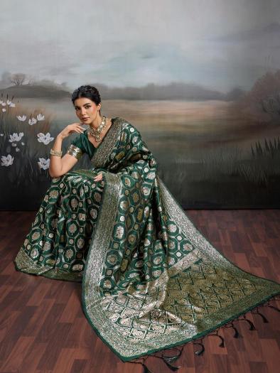 RAJWADA SILK VOL 2 by SHREE SHYAM FASHION fancy designer Soft SILK BLEND fabric saree wholesale with Fancy latkan