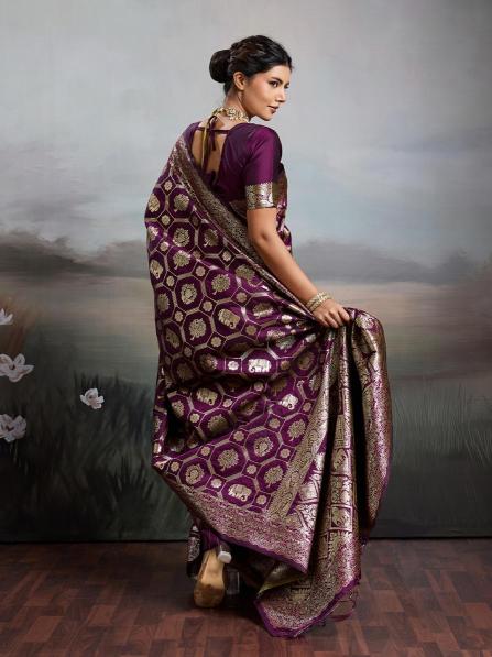 RAJWADA SILK VOL 2 by SHREE SHYAM FASHION fancy designer Soft SILK BLEND fabric saree wholesale with Fancy latkan