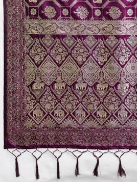 RAJWADA SILK VOL 2 by SHREE SHYAM FASHION fancy designer Soft SILK BLEND fabric saree wholesale with Fancy latkan