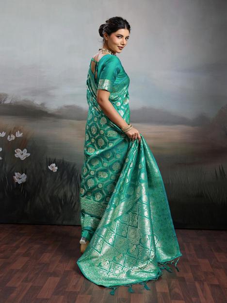 RAJWADA SILK VOL 2 by SHREE SHYAM FASHION fancy designer Soft SILK BLEND fabric saree wholesale with Fancy latkan