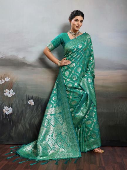 RAJWADA SILK VOL 2 by SHREE SHYAM FASHION fancy designer Soft SILK BLEND fabric saree wholesale with Fancy latkan