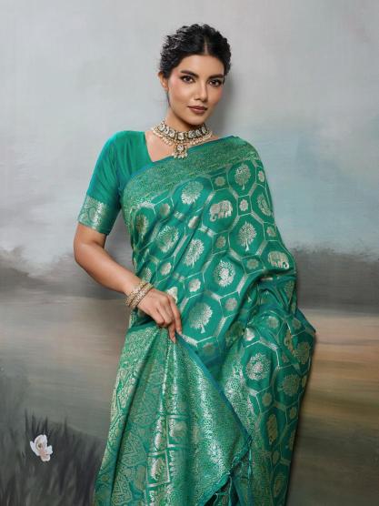 RAJWADA SILK VOL 2 by SHREE SHYAM FASHION fancy designer Soft SILK BLEND fabric saree wholesale with Fancy latkan