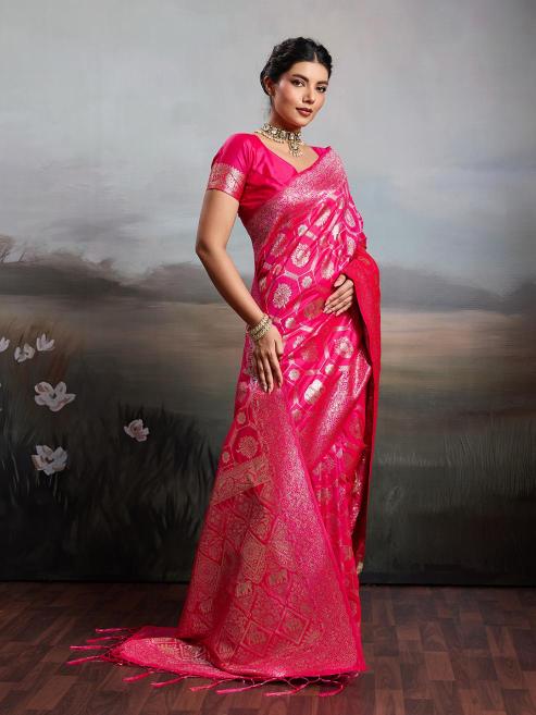 RAJWADA SILK VOL 2 by SHREE SHYAM FASHION fancy designer Soft SILK BLEND fabric saree wholesale with Fancy latkan