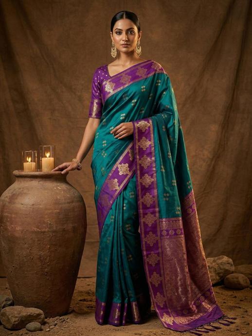 MEERA SILK by SHREE SHYAM FASHION fancy designer Soft Silk fabric WEDDING WEAR saree wholesale with Fancy latkan