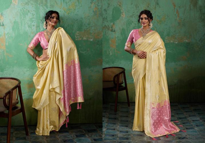 BLOSSOM by SHREE SHYAM FASHION fancy designer Soft LINEN COTTON fabric saree wholesale with Fancy latkan