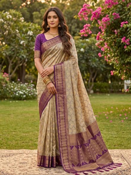 MADHVI COTTON BY SHREE SHYAM FASHION BARND fancy designer COTTON Silk WITH ZARI BORDAR fabric saree wholesale with Fancy latkan