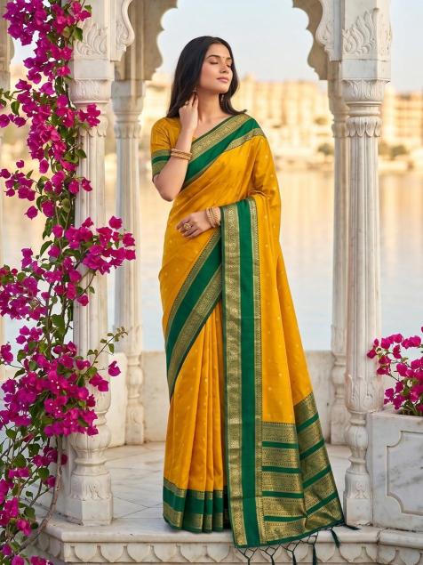 KASHI SILK by SHREE SHYAM FASHION fancy designer Soft Silk fabric saree wholesale with Fancy latkan