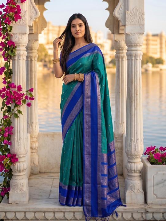 KASHI SILK by SHREE SHYAM FASHION fancy designer Soft Silk fabric saree wholesale with Fancy latkan