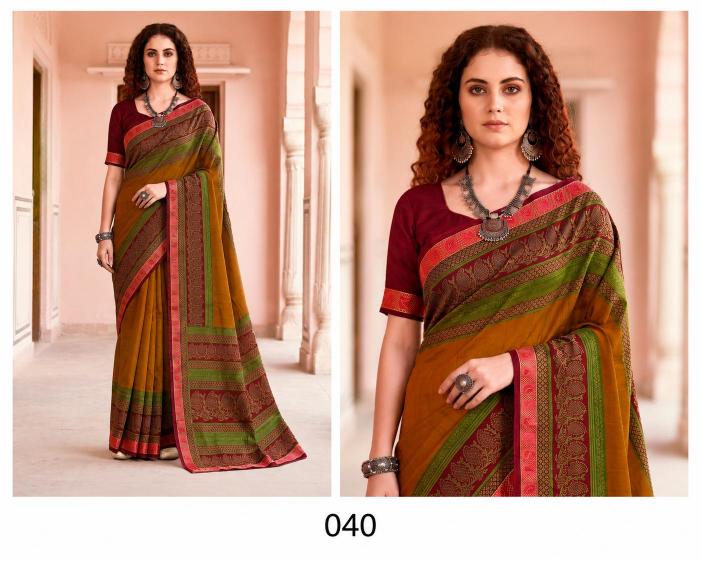 Bunawat - Pankhuri Sangam Prints cotton Woven Work Traditional Saree