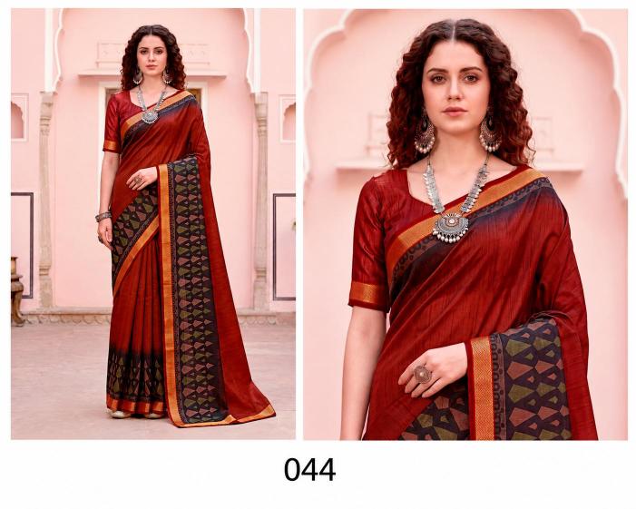 Bunawat - Pankhuri Sangam Prints cotton Woven Work Traditional Saree