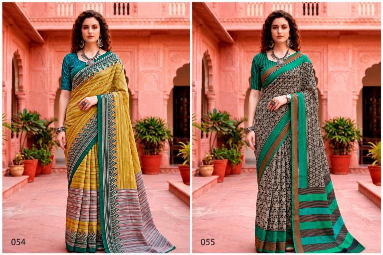 Bunawat - Aaradhya Sangam Prints Cotton Woven Work Traditional Saree
