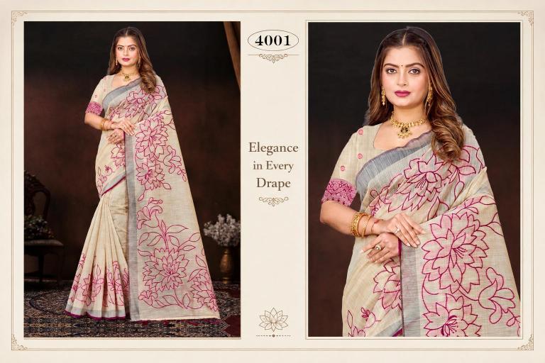 Bunawat - Aarika Cotton-2 Sangam Prints Cotton Woven Work Traditional Saree