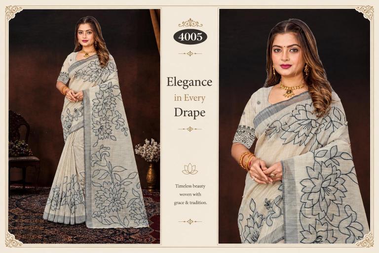 Bunawat - Aarika Cotton-2 Sangam Prints Cotton Woven Work Traditional Saree