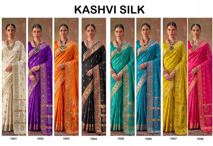 KASHVI SILK by SHREE SHYAM FASHION fancy designer Soft Silk fabric saree wholesale with Fancy latkan