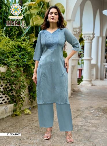 Passion tree rinkle vol-1 catlouges kurtis wholesale in surat
