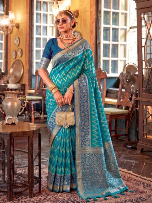 ROYAL BRIDE by SHREE SHYAM FASHION fancy designer Silk fabric saree wholesale with Fancy latkan WITH HEAVY PALLU SAREE