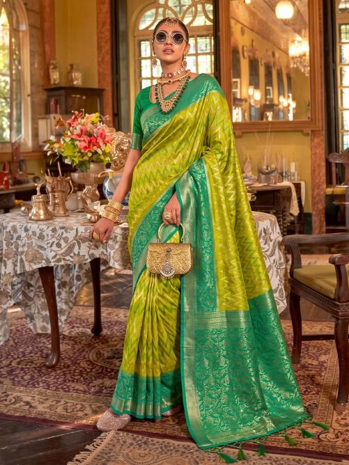 ROYAL BRIDE by SHREE SHYAM FASHION fancy designer Silk fabric saree wholesale with Fancy latkan WITH HEAVY PALLU SAREE