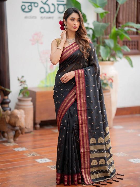 MAHALAKSHMI SILK VOL 2 by SHREE SHYAM FASHION fancy designer Soft Silk fabric saree wholesale with Fancy latkan
