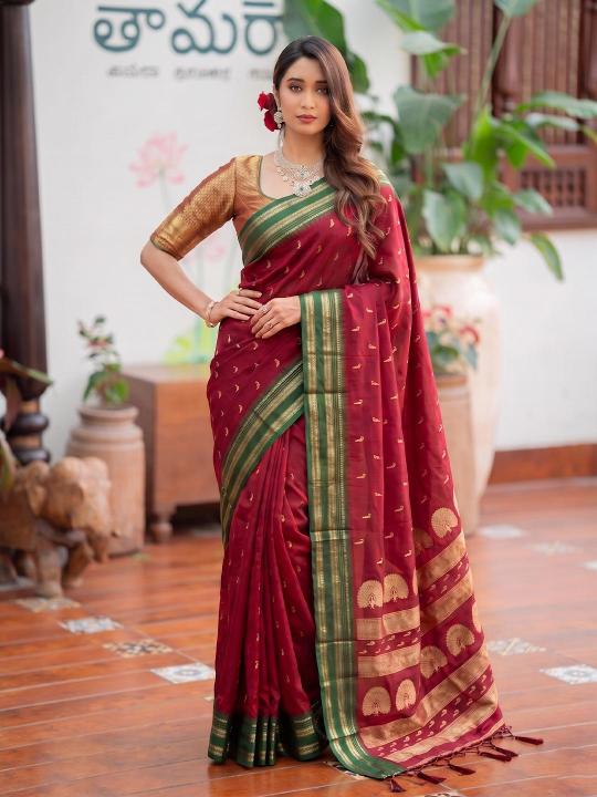 MAHALAKSHMI SILK VOL 2 by SHREE SHYAM FASHION fancy designer Soft Silk fabric saree wholesale with Fancy latkan