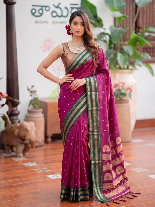 MAHALAKSHMI SILK VOL 2 by SHREE SHYAM FASHION fancy designer Soft Silk fabric saree wholesale with Fancy latkan