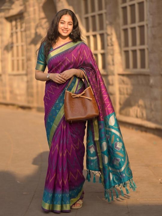 INDRANI SILK by SHREE SHYAM FASHION fancy designer Soft Silk fabric saree wholesale with Fancy latkan
