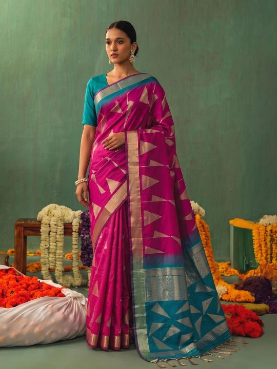 KAIRA SILK by SHREE SHYAM FASHION fancy designer Soft Silk fabric saree wholesale with Fancy latkan