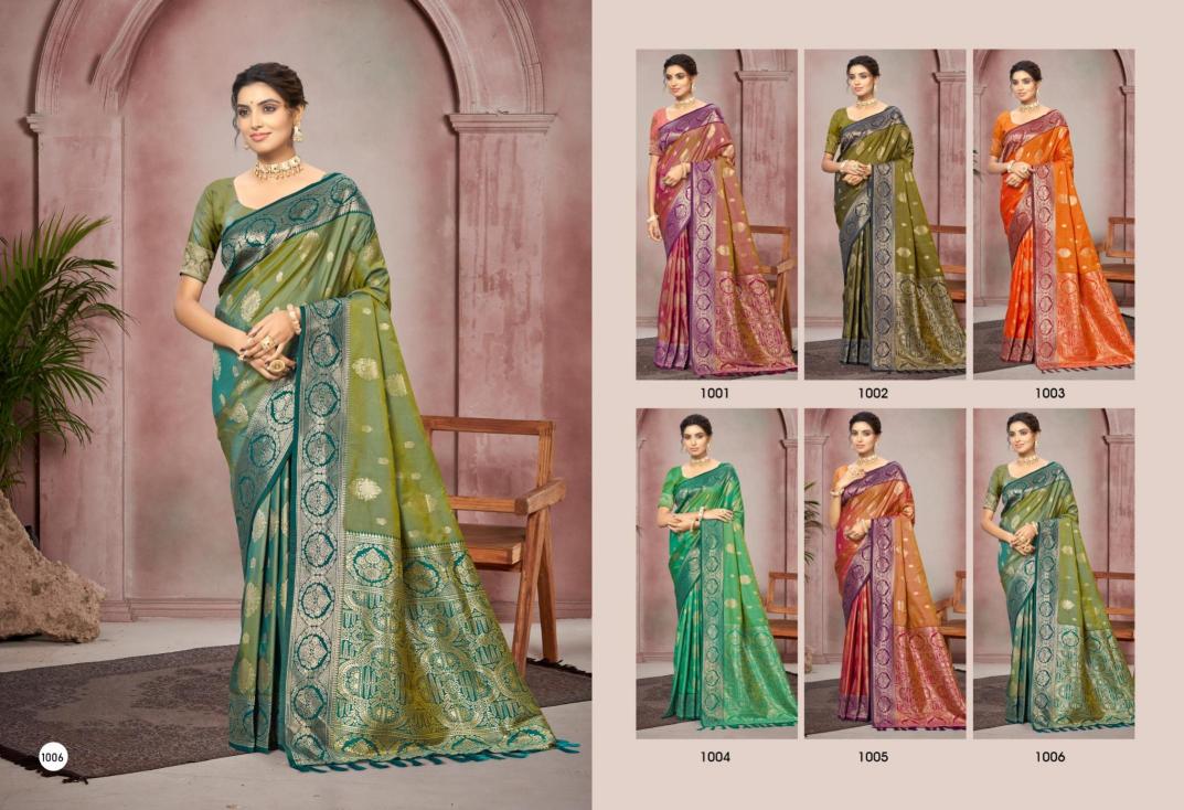 Bunawat - Chitra SIlk Vol-01 Sangam Prints Soft Silk Woven Work Traditional Saree