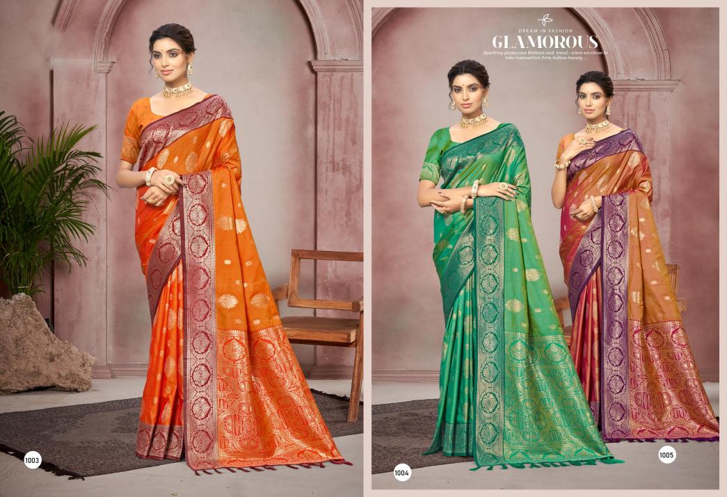 Bunawat - Chitra SIlk Vol-01 Sangam Prints Soft Silk Woven Work Traditional Saree