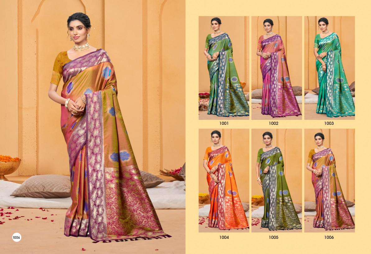 Bunawat - RANGRAZ-02 Sangam Prints Soft Silk Woven Work Traditional Saree