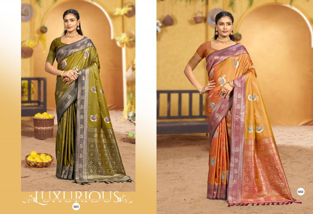 Bunawat - RANGRAZ-03 Sangam Prints Soft Silk Woven Work Traditional Saree