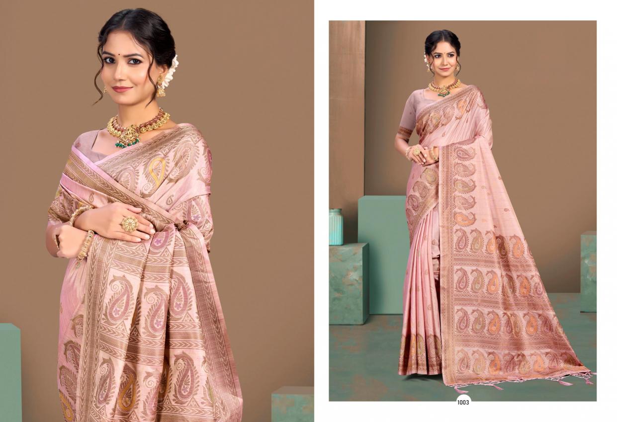 Bunawat - PURE SILK 07 Sangam Prints Pure Silk Woven Work Traditional Saree