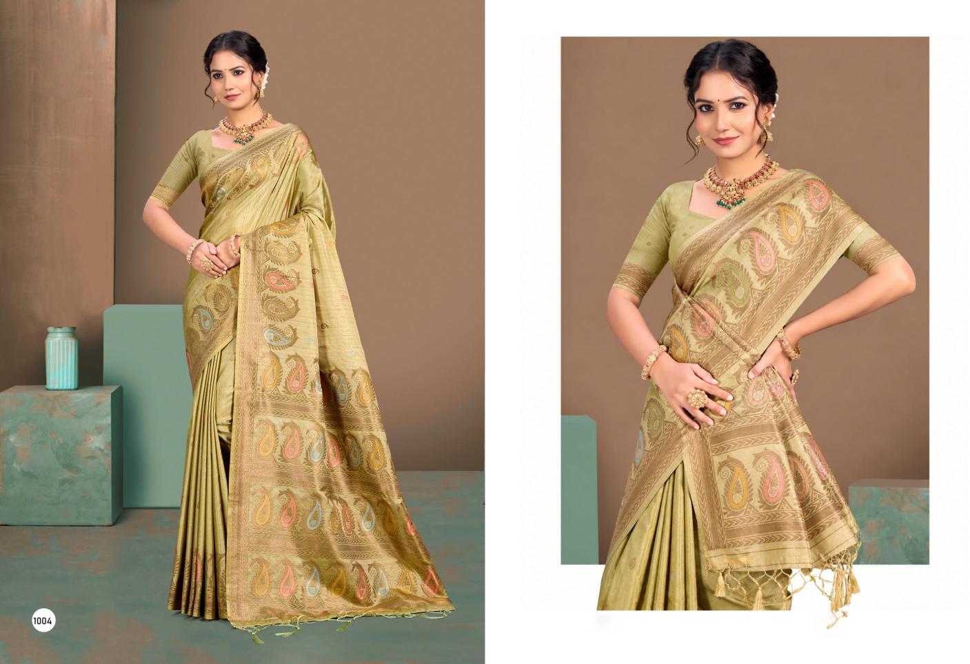 Bunawat - PURE SILK 07 Sangam Prints Pure Silk Woven Work Traditional Saree