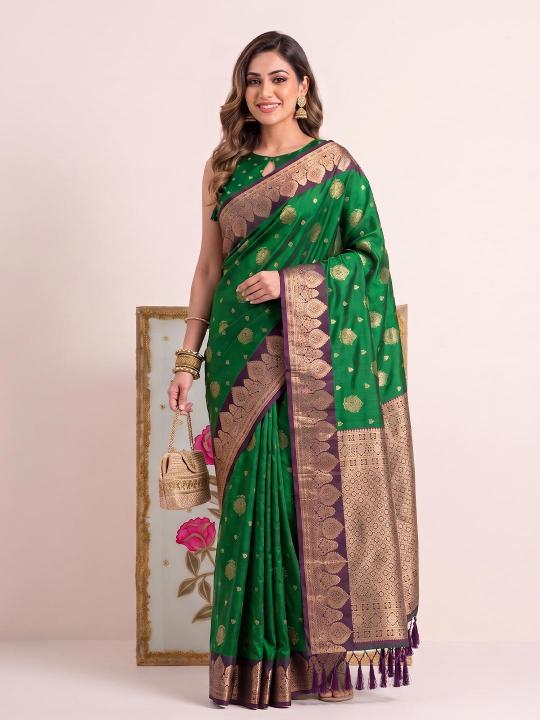 DEVANSHI by SHREE SHYAM FASHION fancy designer Soft Silk fabric saree wholesale with Fancy latkan