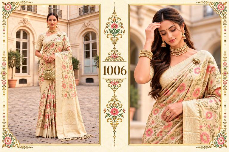 Bunawat - Najrana Vol-01 Sangam Prints Banarsi Silk Woven Work Traditional Saree