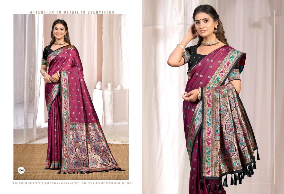 Bunawat - SONAM SILK VOL-04 Sangam Prints Soft Silk Woven Work Traditional Saree